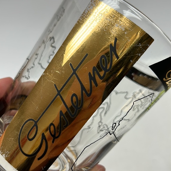 Mid Century Modern “Gestetner Company “ promotional set of 4 rock glasses - Picture 11 of 15